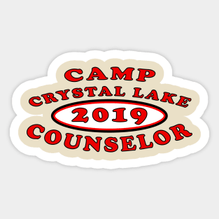 Camp Crystal Lake 3 Sticker